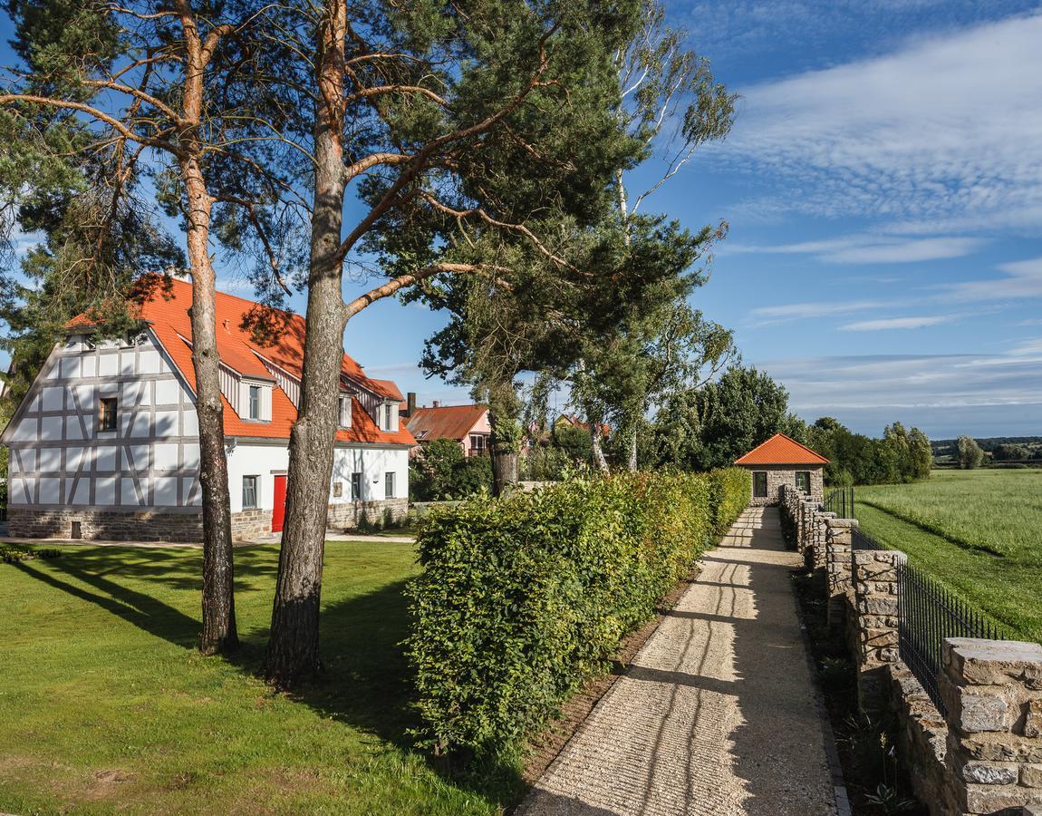 Hotel Dorfmuhle Lehrberg Esterno foto